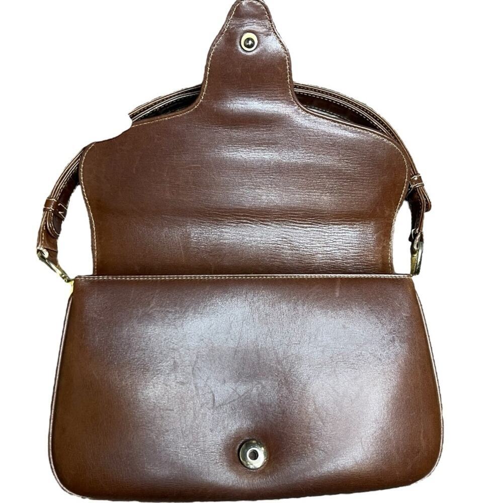 Gucci Horse-Bit Brown Smooth Calfskin Leather Vintage Shoulder Bag - Picture 7 of 15